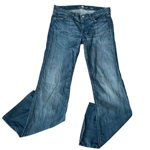 7 For All Mankind Dojo Mid Rise Boot Cut Jeans